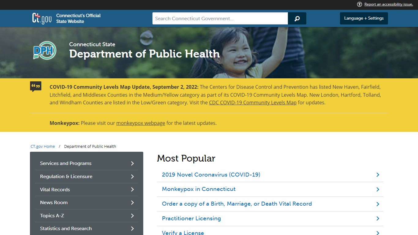 Connecticut Department of Public Health